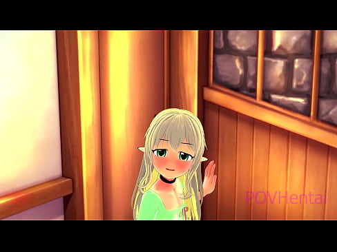 ❤️ (トラップ)エルフのメイドが顔を洗うのを手伝う at us ❌️❤